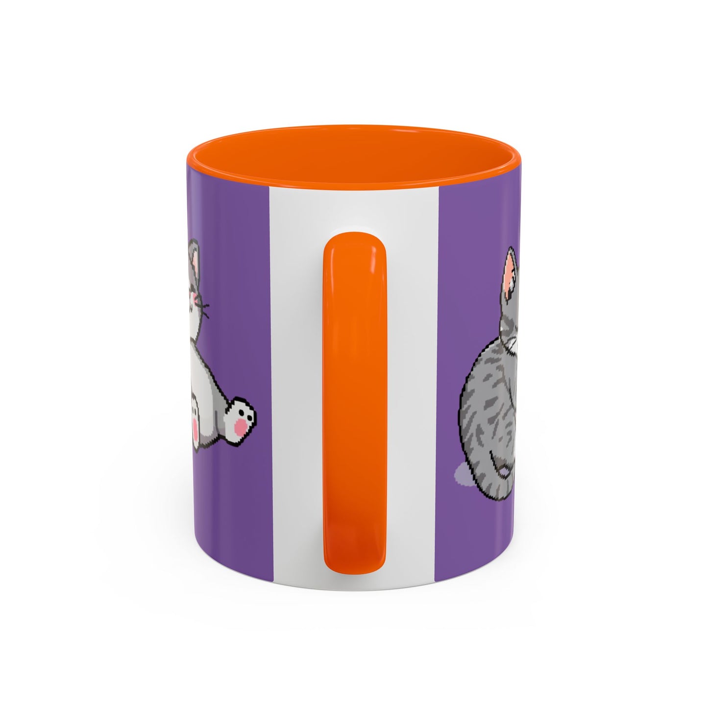 Mug - Pomodoro 25 min Cat Pixel 8bit Design Coffee Cup