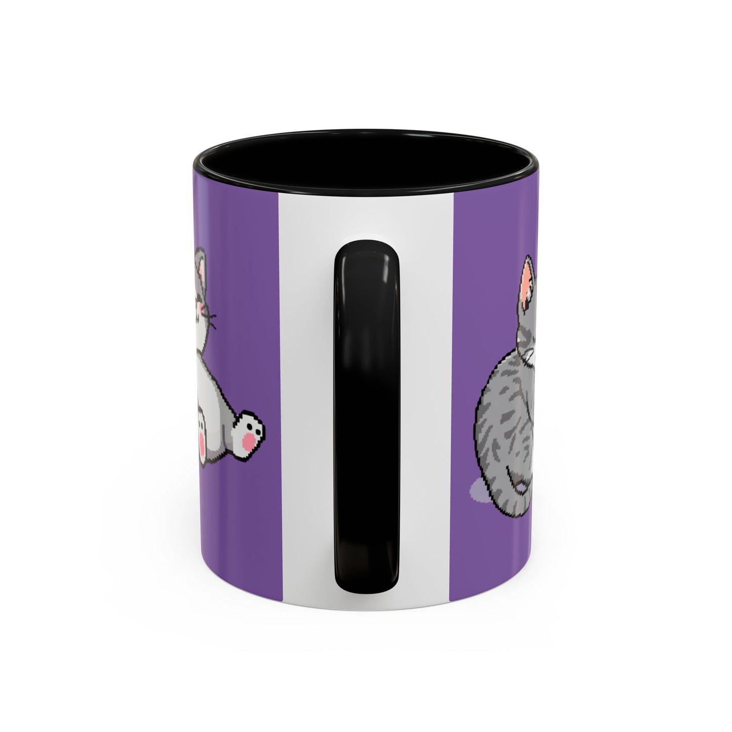 Mug - Pomodoro 25 min Cat Pixel 8bit Design Coffee Cup