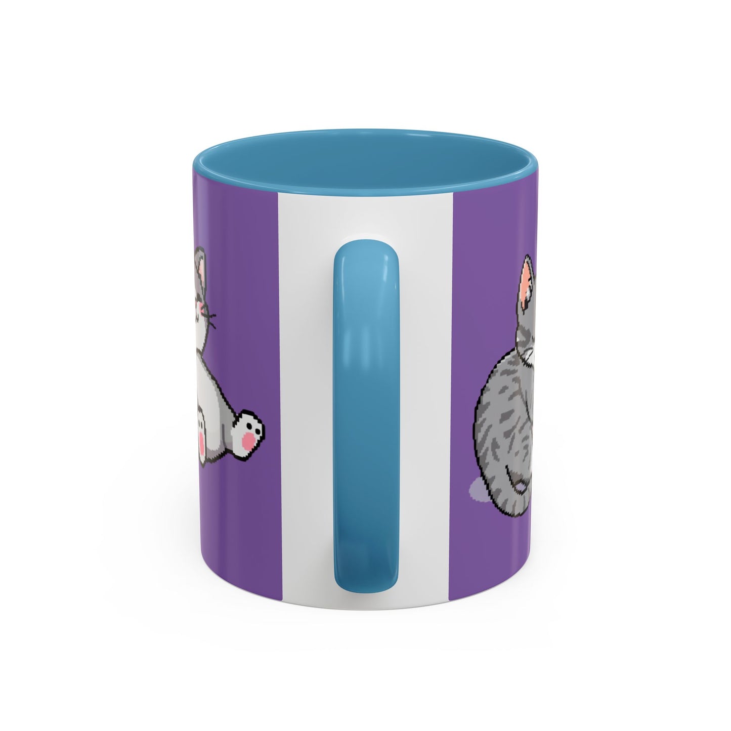 Mug - Pomodoro 25 min Cat Pixel 8bit Design Coffee Cup